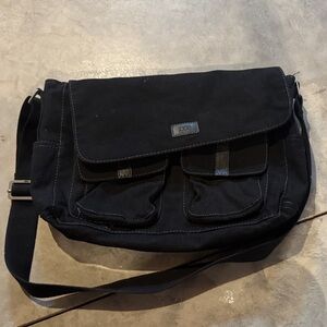 Thirty-One Classic Black Laptop Bag - like new